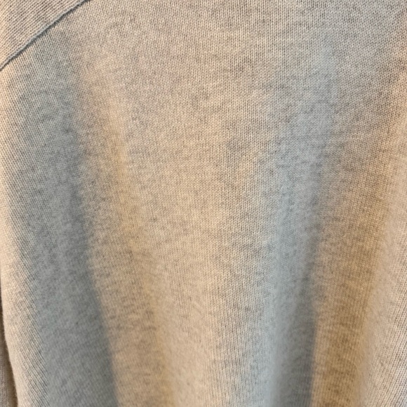 Autumn Cashmere Cropped Boxy Crewneck Beige Knit Sweater | L - Picture 4 of 5